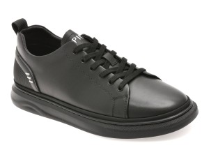 Pantofi sport EPICA negri, 8161, din piele naturala