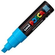 Marker UNI PC-8K, varf tesit, 8. 0 mm, turcoaz, Posca (M1600)