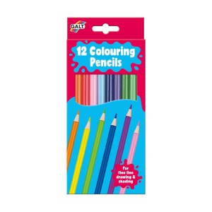 12 colouring pencils