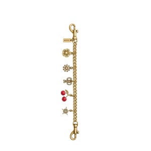 Crystal motif chain charm